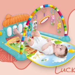 5 in 1 Baby Play Gym & Mat for Babies Infant New Born Baby Gifts Fitness Rack-image-90