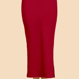 Trendmalls New.P02-Red Lycra Blend Petticoat-image-96