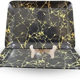 All Purpose Rectangle Tray for Serving Food Snacks Reusable at Events Tray-image-32