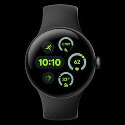 Google Pixel Watch 3 Wi-Fi + Bluetooth Wear OS 5.0 Smartwatch (45mm AMOLED Display, Qualcomm SW5100 Cortex M33 co-Processor, Obsidian Active Band)-52