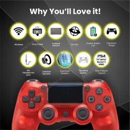 HG WORLD Playstation Dualshock 4 Joystick Wireless for PS4 Gamepad Motion Controller Motion Controller image 5