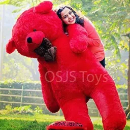 Teddy Bear 3 feet Stuffed Animals Plush Toy Doll for Girlfriend Children Pink (92 cm) - RED - 92 cm (Red) - 92 cm (Red) - 92 cm (Red) - 90 cm-image-59