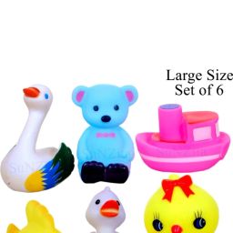Chu chu baby bath toys cractor 6 piss set Rattle-image-3