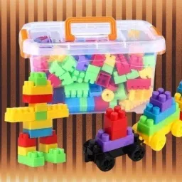Top Smart Train Adventure Building Blocks toy for kids- 100+ Pcs Wheels-picture-26