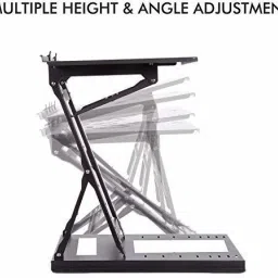 Smiledrive Laptop Standing Desk Table Stand with Adjustable Height & Angle Options Laptop Standing Desk Table Stand with Adjustable Height & Angle Options Laptop Stand image 5