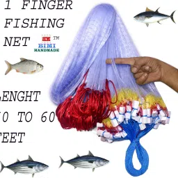 1 FINGER 25 MM SHISHA JAL GILLNET Aquarium Fish Net-image-25