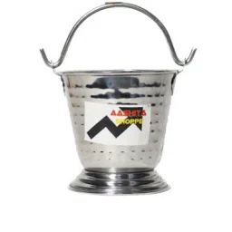 Stainless Steel Mini Serving Bucket for Serving Items Like Daal , Rasaam Gravy Bucket Serving Set-picture-0