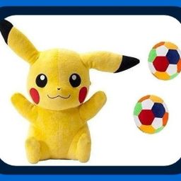 Teddy-Pikachu With Multi Ball Soft Toy For Kids-1 - 35 cm-image-51
