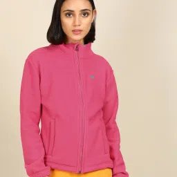 Fleece Jacket 1 Women Solid Casual Jacket-image-58