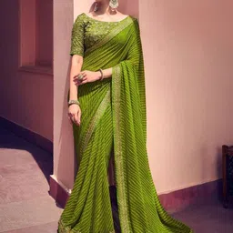 jainica Embroidered Bollywood Georgette Saree-picture-41