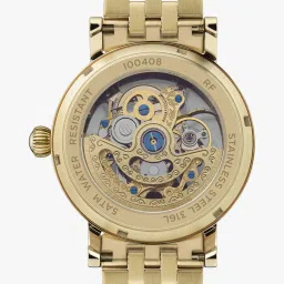 ingersoll Automatic Gold Skeleton Dial With Lifetime Warranty Analog Watch - For Men I00408 image 5