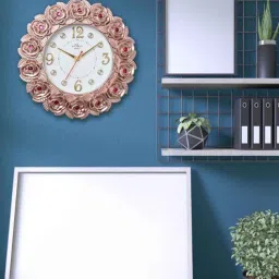 horo Pink Synthetic Plastic Wall Clock-picture-12