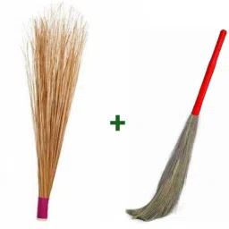 Coconut Fiber, Plastic, Grass Wet and Dry Broom-image-62