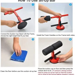 skyunion Sit-ups Assistant Device WITH Press Leg Support Ab Exerciser (Multicolor) Ab Exerciser image 4