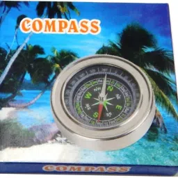 Stainless Steel Directional Magnetic Compass for Travel-Silver Compass-picture-16
