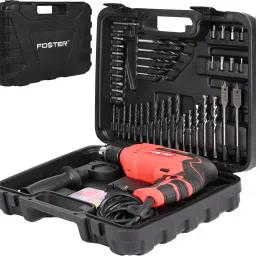 FK 21-13 Impact Drill Machine 13mm Tool Kit | 48 Pcs Copper Armature| Drill Bits Power & Hand Tool Kit-27