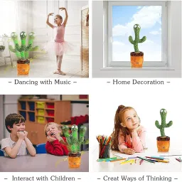 trimmo Cactus Talking Toy Dancing Cactus Repeats What You Say image 5