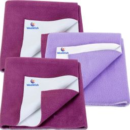 Waterproof, Cotton, Fleece Dry Sheet, Reusable & Washable, (LARGE) - PACK OF 3-image-90