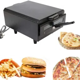 Advance Mini 10-Inch Combo Grill�Multi-Purpose Cooking for Pizza, Naan, and More Electric Tandoor-image-3