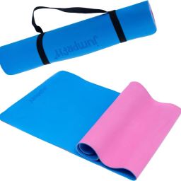 100%EVA Yoga Mat Eco Friendly Mat Exercise & Gym Mat With Yoga Strap Multicolor 6 mm Yoga Mat-image-81