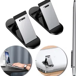 Onprix Laptop Stand for Computer Keyboard Holder Mini Portable Legs Steel Desk Stand Rotatable Laptop Stand with Adjustable Height Compatible with Universal Laptops-image-5