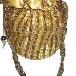 Women Gold Messenger Bag - Regular Size-image-74