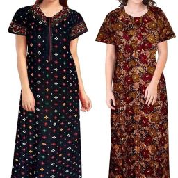Pack of 2 Women Nighty-image-40
