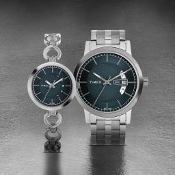 Blue Dial Watch Gift Set Analog Watch - For Men & Women TW00PR228-6