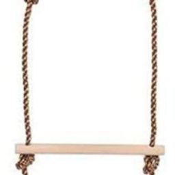 Climbing Wooden Rope Ladder 5 rungs for Kids & Adults Indoors and Outdoors 72"-76