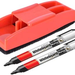 Non Magnetic Dirtproof scracthless Melamine dirtproof high Quality 1 Non-Magnetic Plastic Duster and 2 Markers-1