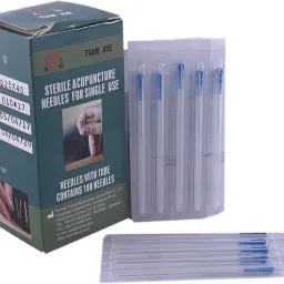 Aravli Acupuncture Needles Acupuncture Needles for Single Use (Size 0.25 x 40) -Pack of 100 Needle Massager-image-48