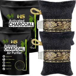 Non-Electric Air Purifier Charcoal Bag 100g & 200g & Scent Free , odor absorber Diffuser-image-89