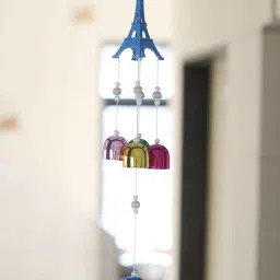 Multi color Eiffel Tower Wind Chime For Home Decoration Steel Windchime-51