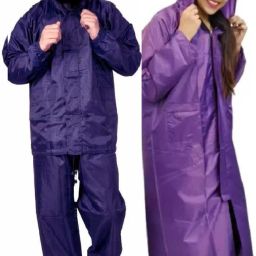 Solid Women Raincoat-image-60