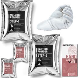 One Hand or Foot Casting Kit-Baby|Birthday Gift for NewBorn ,Boy & Girl-26