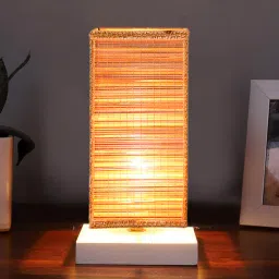 new era Wood & Bamboo Beige Table Lamp-picture-29