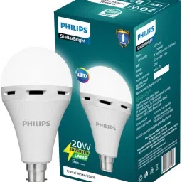20W B22 WHITE EMERGENCY LED BULB PACK OF-01 3 hrs Bulb Emergency Light-25