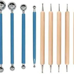 Dotting Tools Set, 9 Pieces Dotting Sculpting Modeling Tools For Mandala Rock Painting, Pottery Clay Craft-30