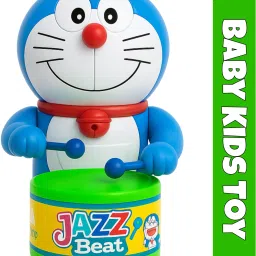 Doreman Drum Pad Toy with Drumming and Dancing Action for Kids Baby Rattle Toy-image-28