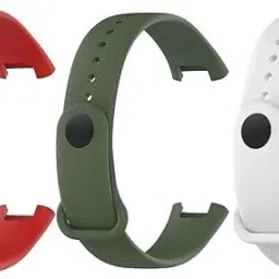 WEI INTERNATIONAL pack of 3 ,2024 New Launch Soft Silicone Classic Combo Strap Bands for Redmi Band Pro Smart Band Only Smart Band Strap-image-10