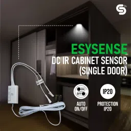 ESYSENSE Inspire Sensing Wardrobe/Cabinet Smart IR DC Sensor for Auto Lights Auto On and Off Wired Sensor Security System image 3