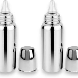 Steel Baby Feeding Bottle for Kids Milk and Baby Drinks - 240 ml-image-68