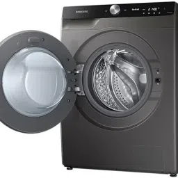 samsung 10 with Wi-Fi EnabledReady to Wear Clothes Washer with Dryer with In-built Heater Grey, Black image 3