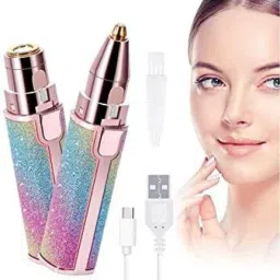 SarjuZone 2 in 1 Flawless Eyebrow Remover Painless Hair Remover epilator for Women Trimmer 70 minRuntime 4 Length Settings-16