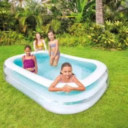 Center Pool Family Jumbo Transparent Children's Swimming Pool With Free Pump Inflatable Swimming Pool-picture-11