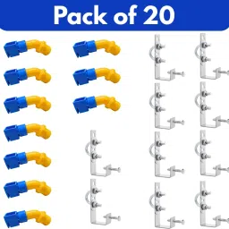 Solar Panel Cleaning Sprinkler and Adjustable Hanger Clamps L Type 1/2 Size 2 L Hose-end Sprayer-21