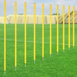 10 Pcs Training Agility Poles 5 Feet Multifunctional Soccer Poles Two Piece Agility Pole-image-25