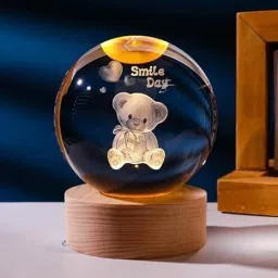 3D Smile Day Crystal Ball Night Lamp Night Lamp-14