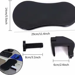 Handy Trendy Hand Shoulder Protect Armrest Pad Desk Attachable Computer Table Arm Support Mouse Pads Arm Wrist Rests plastic mouse pad Wrist Rest image 3