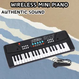 (Piano Keyboard) Toy with 37 Key, Recording and Mic, Adapter for DC Power E14 (Piano Keyboard) Toy with 37 Key, Recording and Mic, Adapter for DC Power E14 Analog Portable Keyboard-24